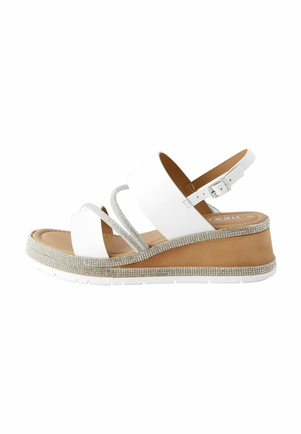 Keilsandalette - off white