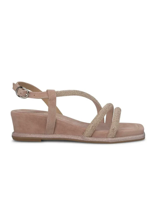 Keilsandalette - rosa claro
