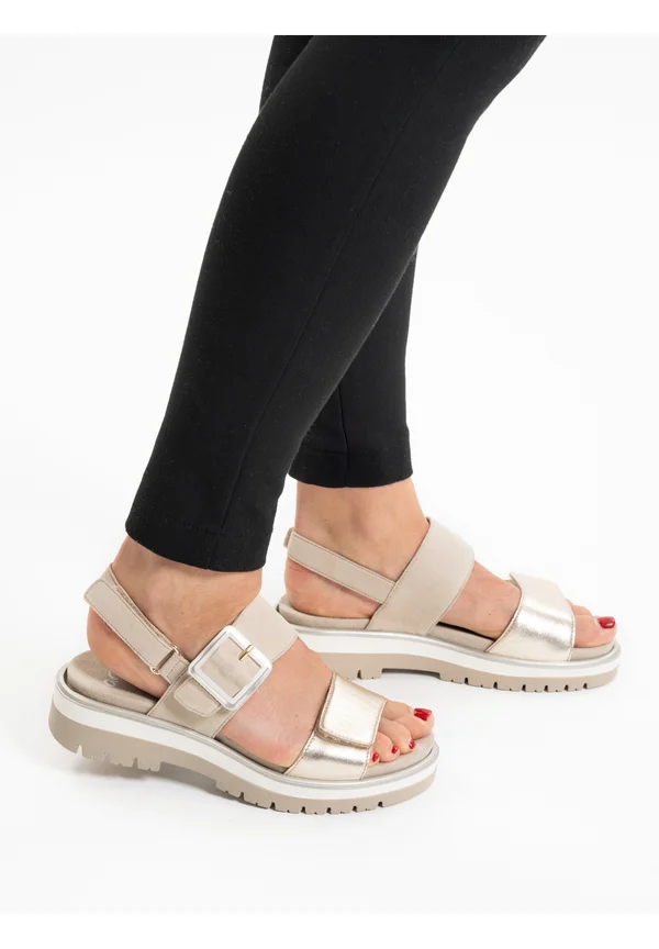 Keilsandalette - sand