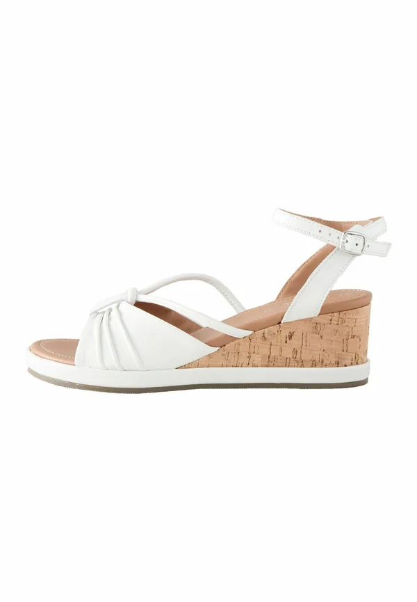 Keilsandalette - white