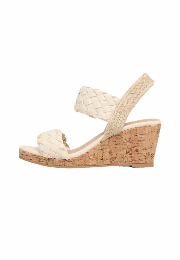 Keilsandalette - white