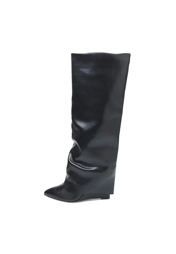 Keilstiefel - nero