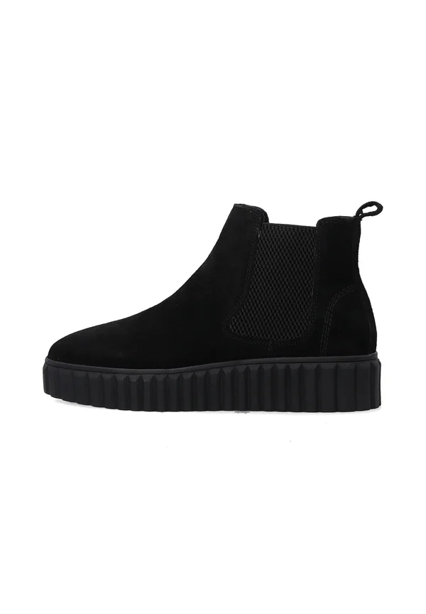 Keilstiefelette - black