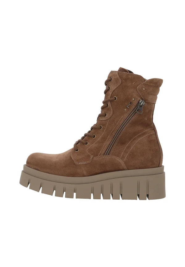 Keilstiefelette - braun