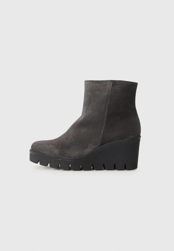 Keilstiefelette - dark grey