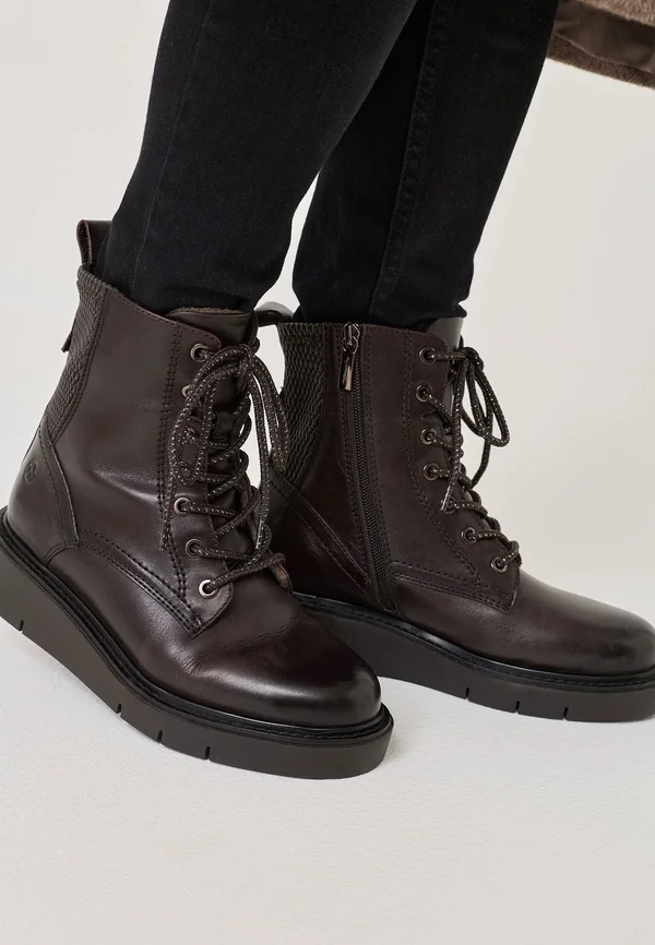 Keilstiefelette - espresso