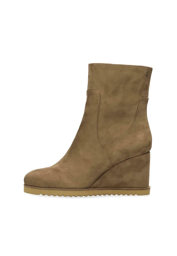 Keilstiefelette - taupe