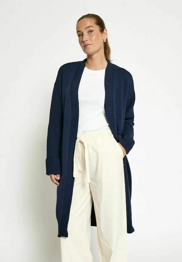 KELA LONG  - Strickjacke - navy