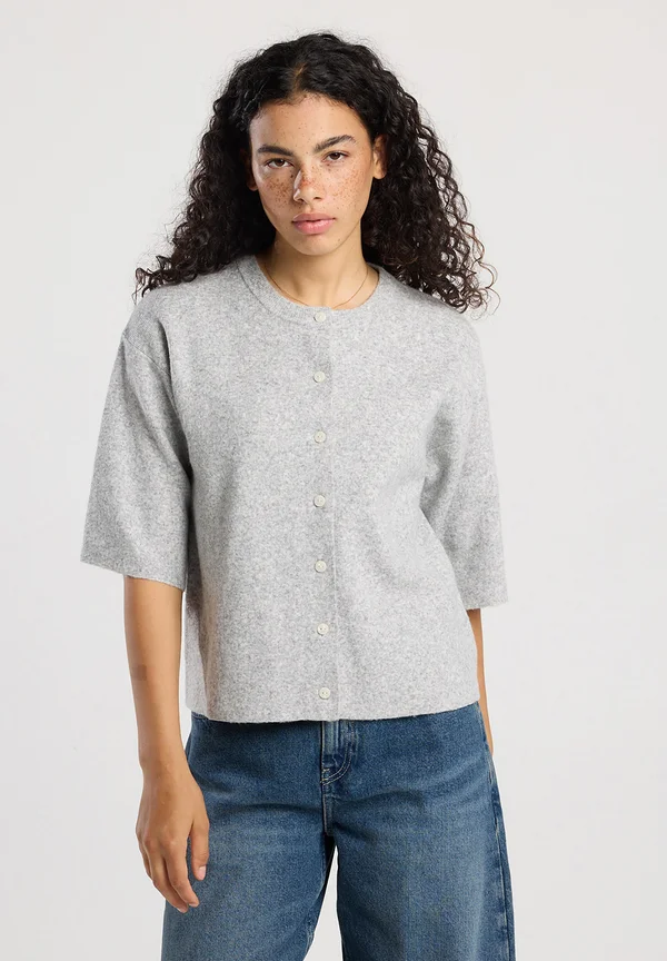 KENDALL - Strickjacke - light grey melange