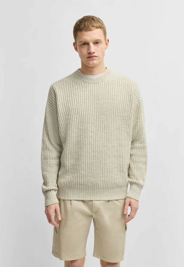 KESCA - Strickpullover - light beige one