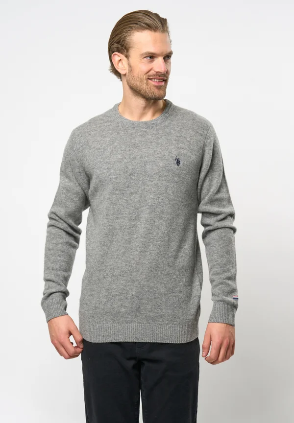 KETIL - Strickpullover - grey melange