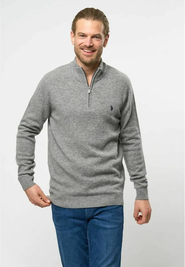 KEVIN - Strickpullover - grey melange
