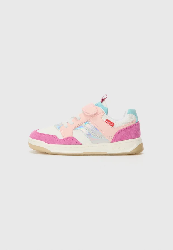 KICKARTING - Sneaker low - blanc/fuchsia/rose