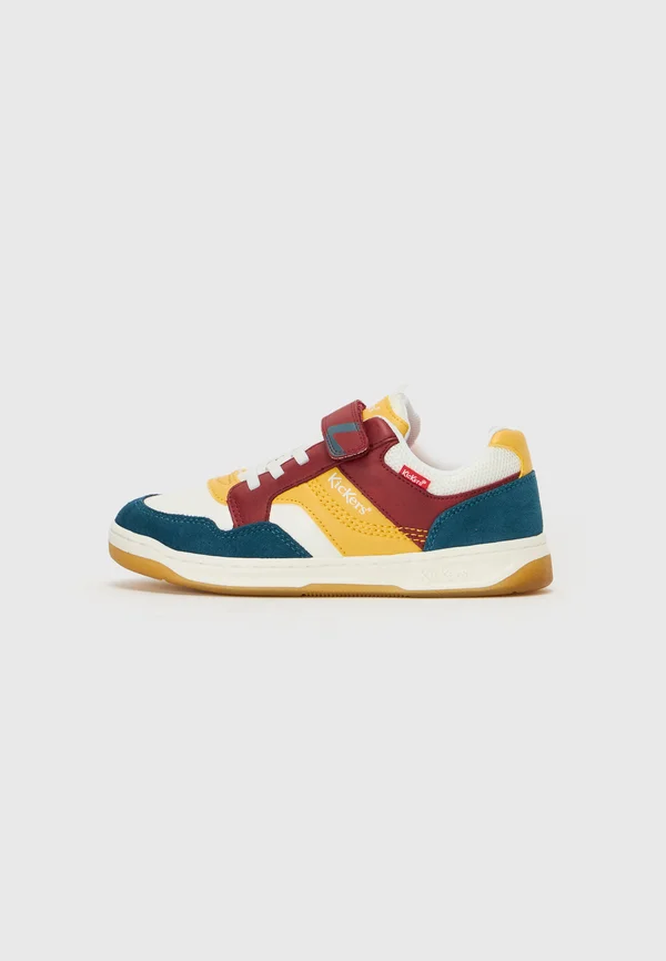 KICKARTING UNISEX - Sneaker low - blanc/bordeaux/bleu