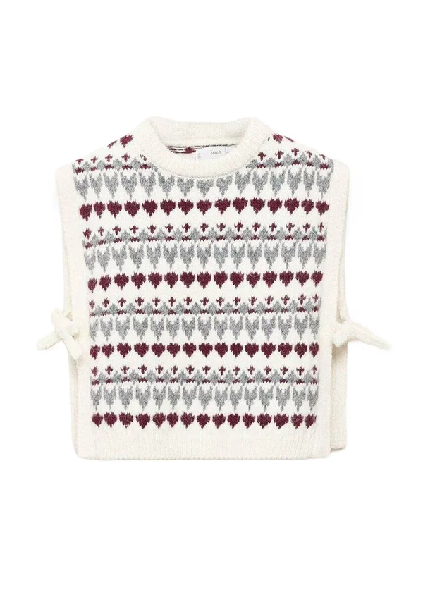 KID - Weste - blanc cassé