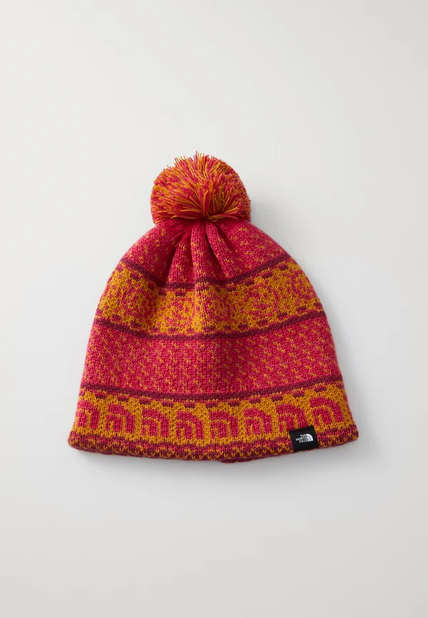 KIDS CABIN SKI TUKE UNISEX - Mütze - citrine yellow jacquard