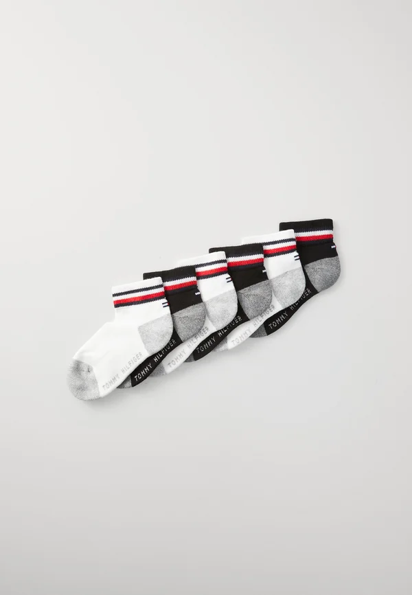 KIDS ICONIC QUARTER UNISEX 6 PACK - Socken - black/white