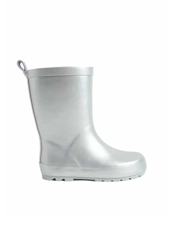 KIDS' METALLIC - Gummistiefel - silver