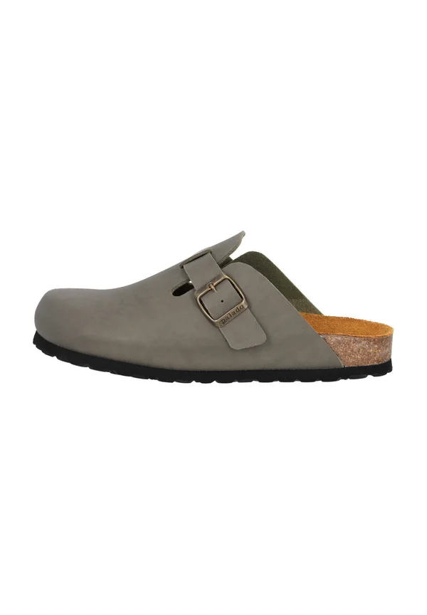KIEL - Pantolette flach - grau