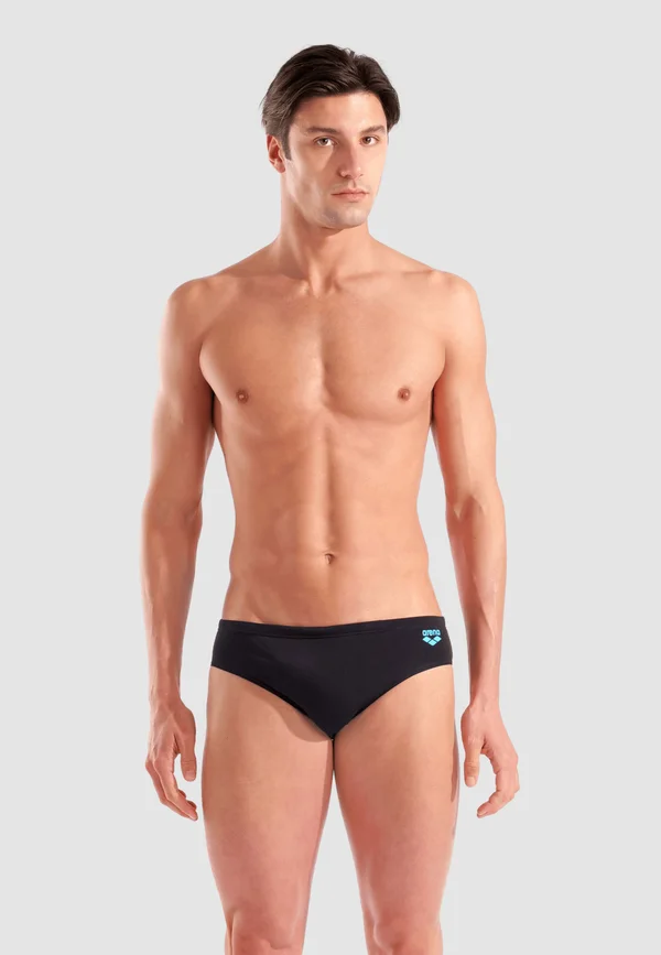 KIKKO GRAPHIC - Badehose Slip - black-turquoise