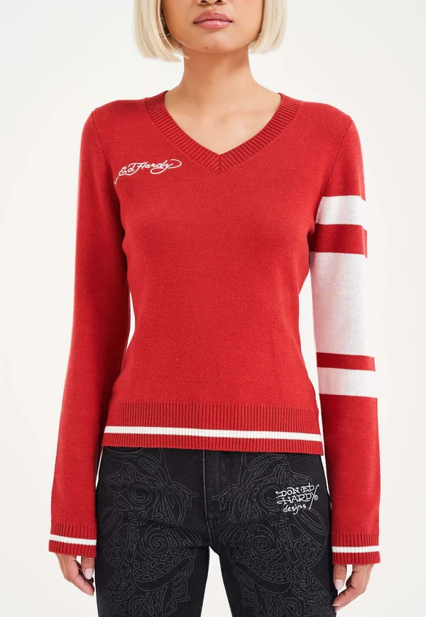 KILLS SLOWLY V NECK  - Strickpullover - samba