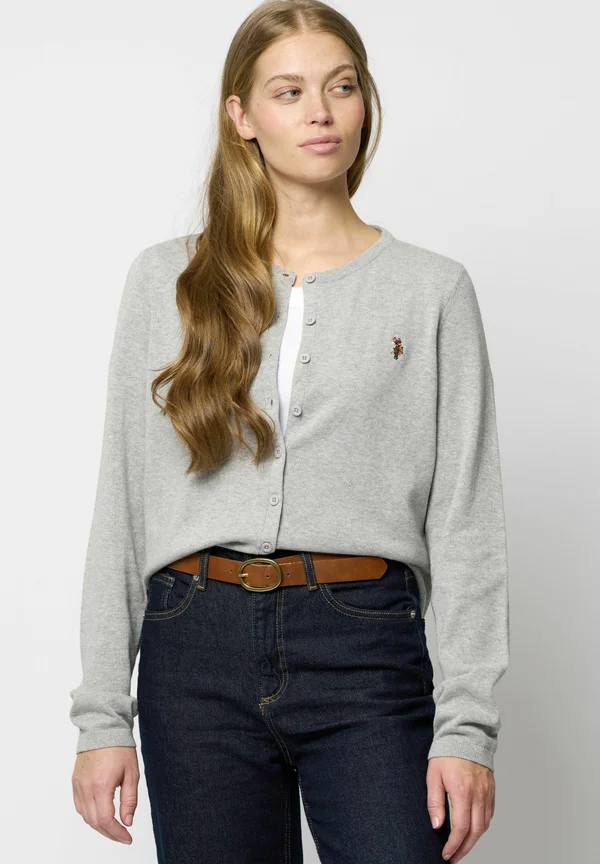 KIMMI - Strickjacke - greymelange