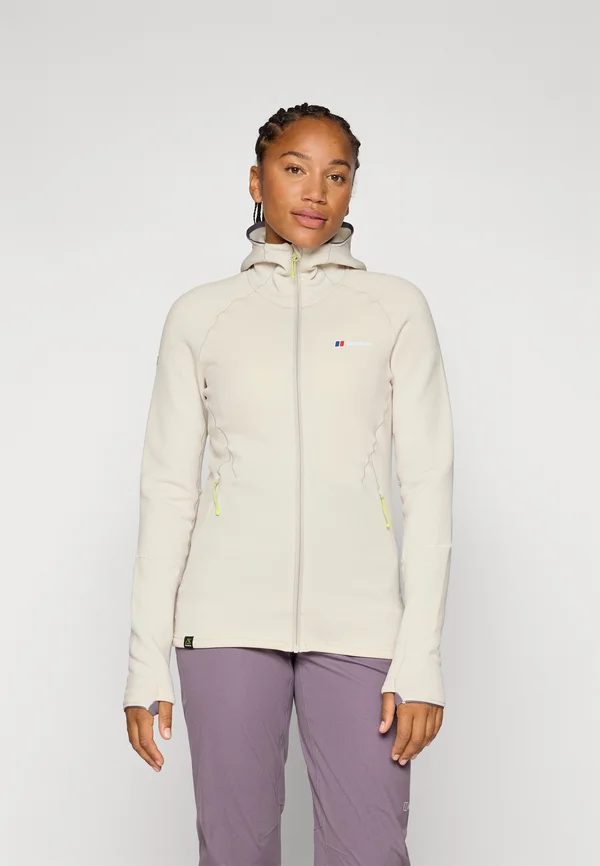 KINETIC HOODY - Sweatjacke - stone