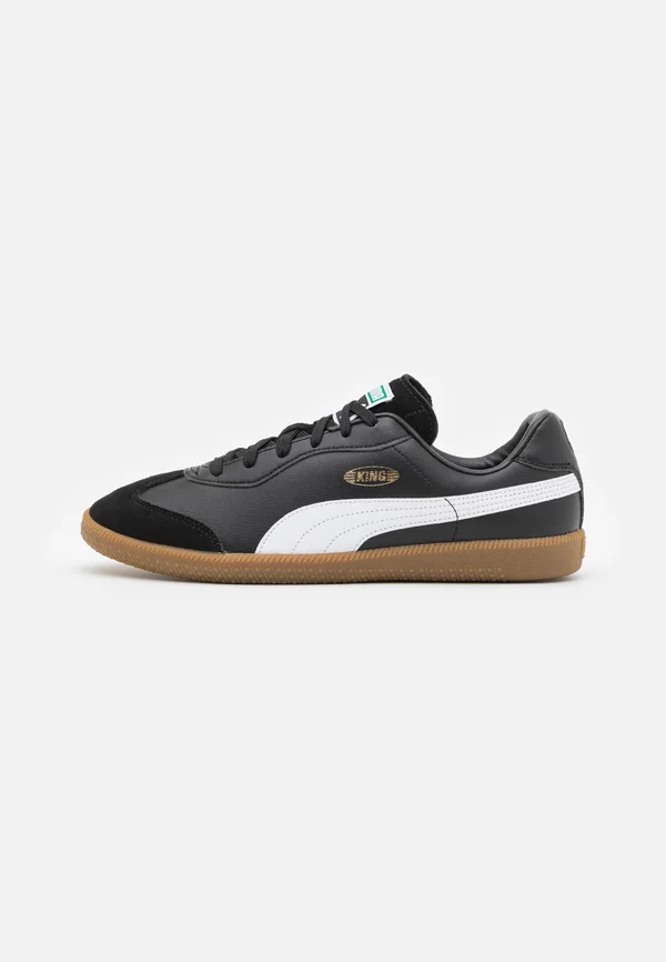 KING IT - Fußballschuh Halle - black/white