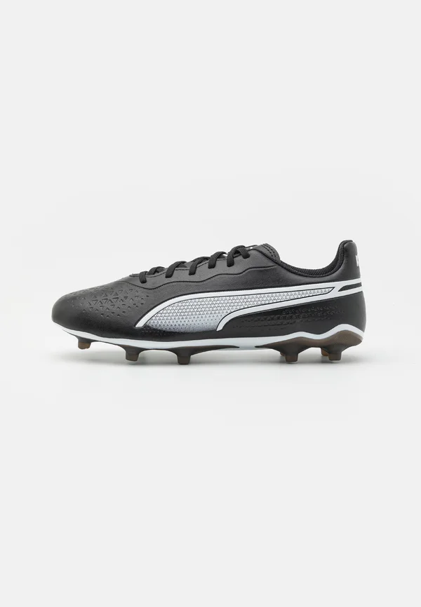 KING MATCH FG/AG - Fußballschuh Nocken - black/white