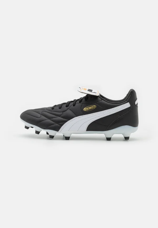 KING TOP FG/AG - Fußballschuh Nocken - black/white/gold