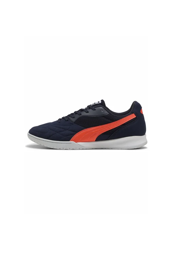 KING TOP IT  - Fußballschuh Halle - new navy-glowing red-silver mist