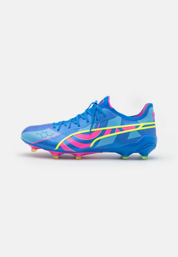 KING ULTIMATE ENERGY FG/AG - Fußballschuh Nocken - ultra blue/luminous pink/luminous blue