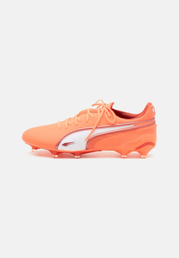 KING ULTIMATE - Fußballschuh Nocken - glowing red/white/red fire