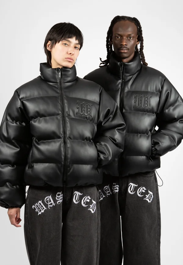KINGDOM CURVE PUFFER JACKET UNISEX - Winterjacke - black
