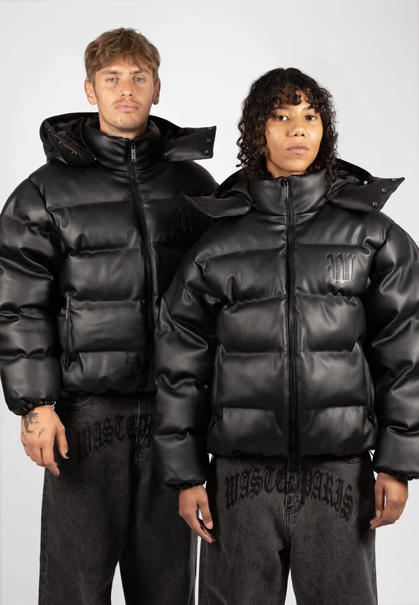 KINGDOM HOODED PUFFER JACKET UNISEX  - Winterjacke - black