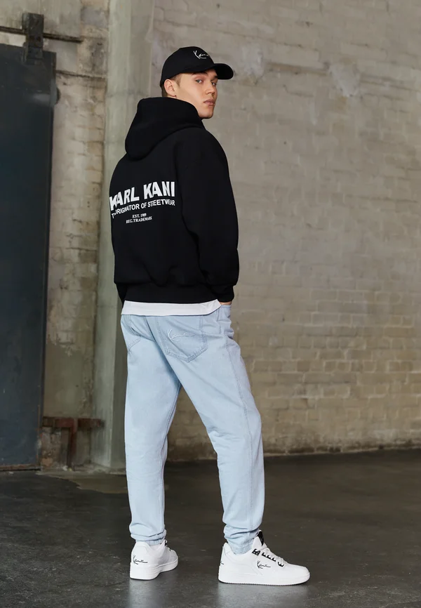 KK SMALL SIGNATURE  - Jeans Relaxed Fit - bleached blue
