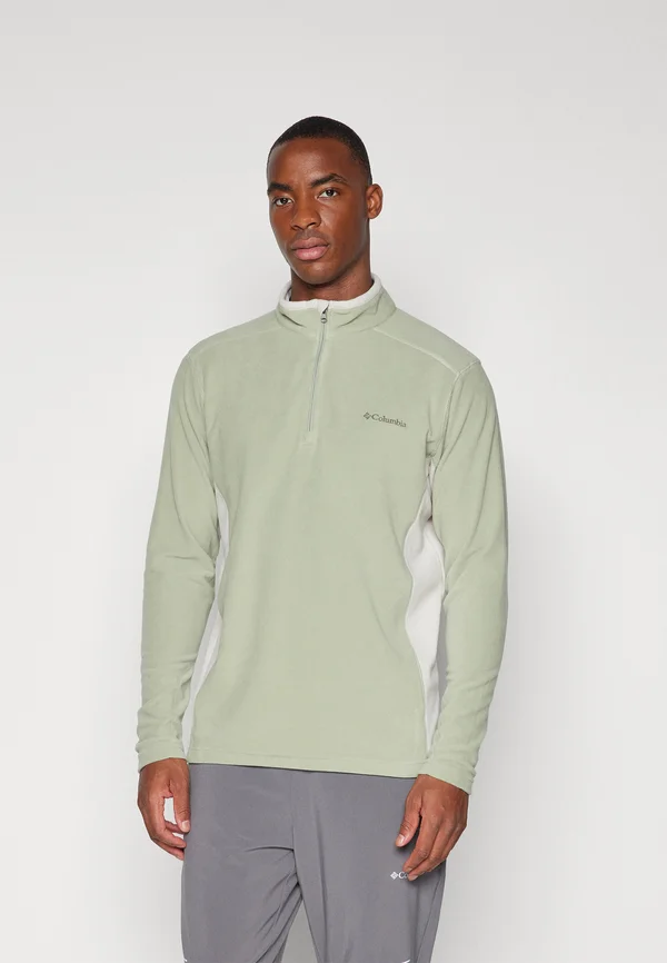 KLAMATH RANGE™ HALF ZIP - Fleecepullover - safari/dark stone