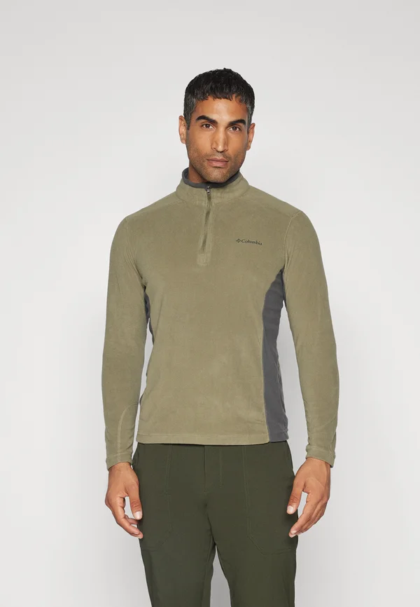 KLAMATH RANGE™ HALF ZIP - Fleecepullover - stone green/shark