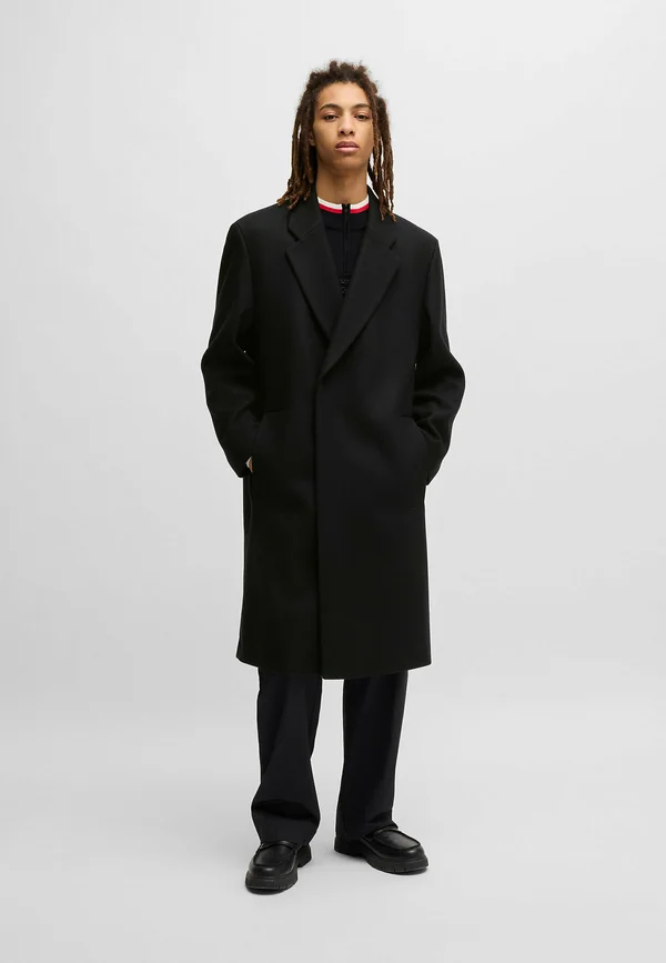Klassischer Mantel - black one