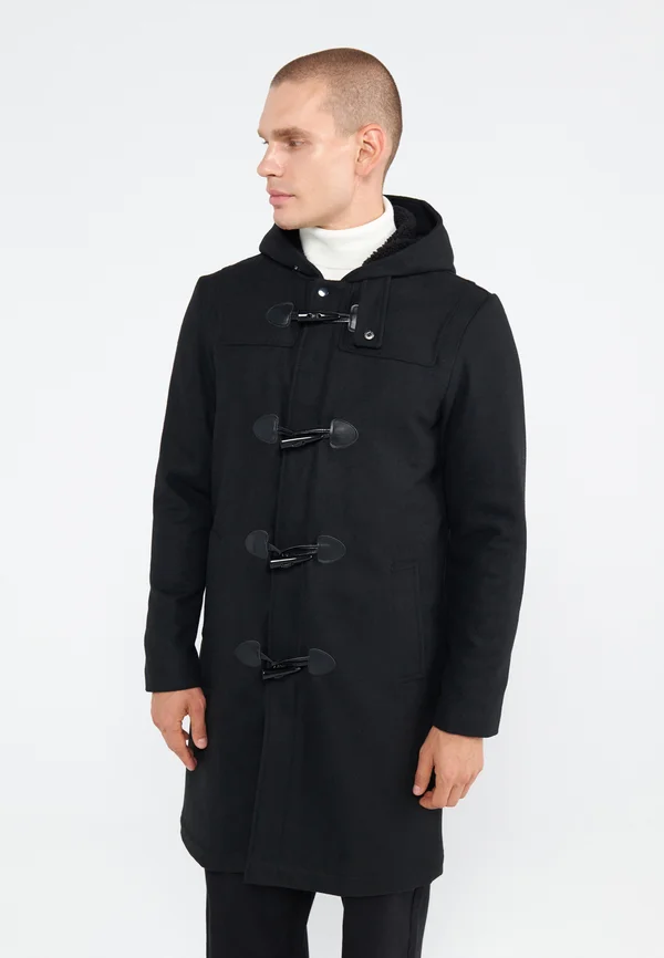 Klassischer Mantel - black