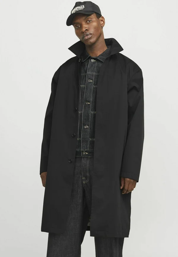Klassischer Mantel - black