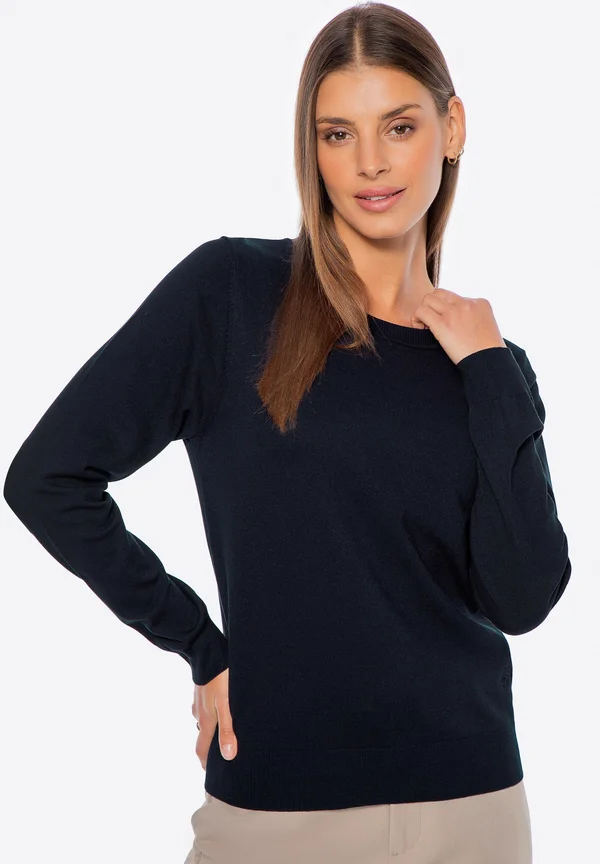 KLASSISCHER - Strickpullover - dark blue