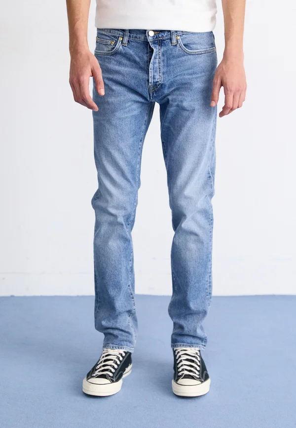 KLONDIKE MILLS - Jeans Straight Leg - blue worn bleached