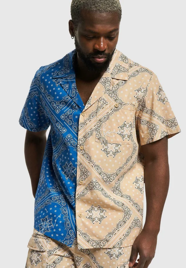 KM232 035 1 KK CHEST SIGNATURE PAISLEY BLOCK RE - Hemd - blue/sand