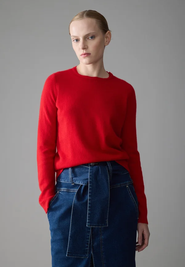 KNIT JUMPER CASHMERE - Strickpullover - red
