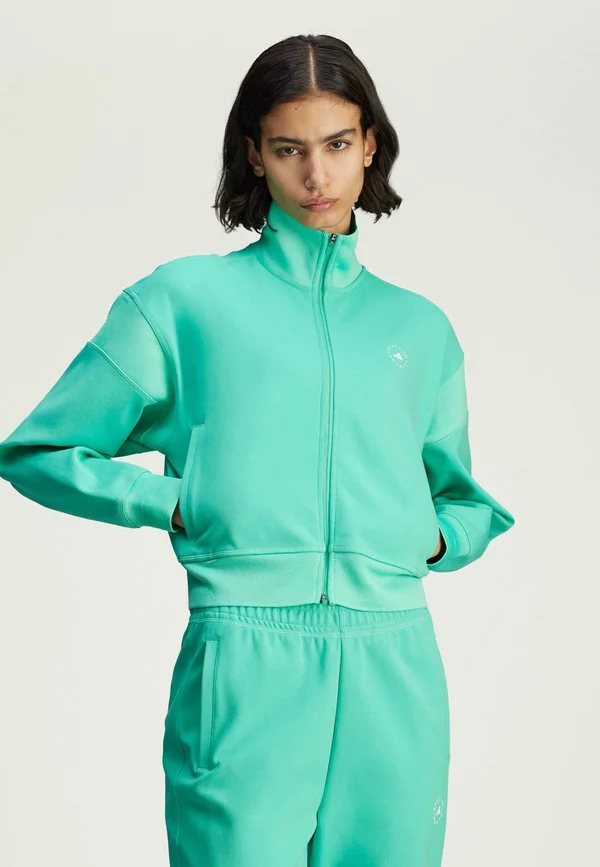KNITTED TRACK - Trainingsjacke - bright green