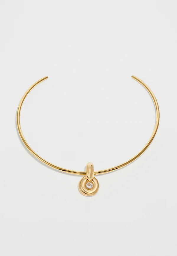 KNOT CHOKER - Halskette - gold-coloured/white