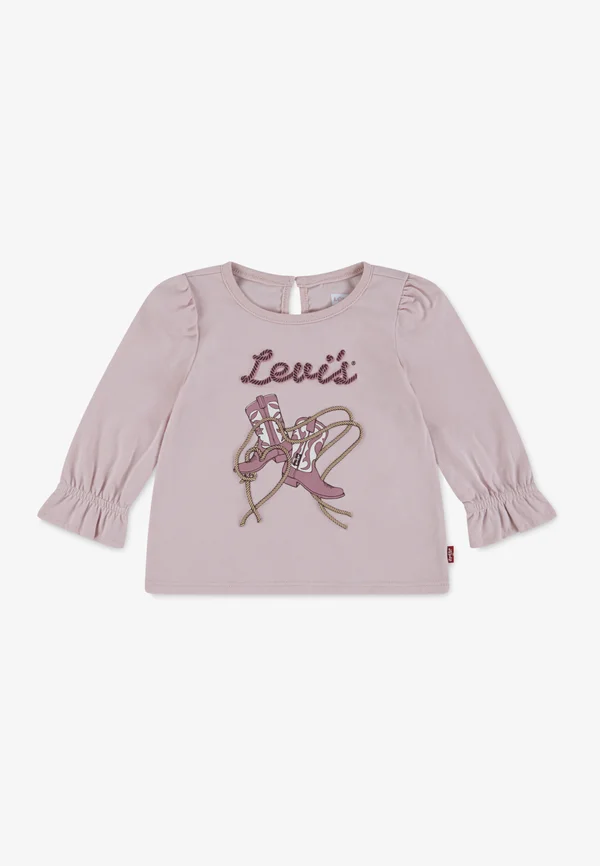 KNOT FRONT - Langarmshirt - crystal rose