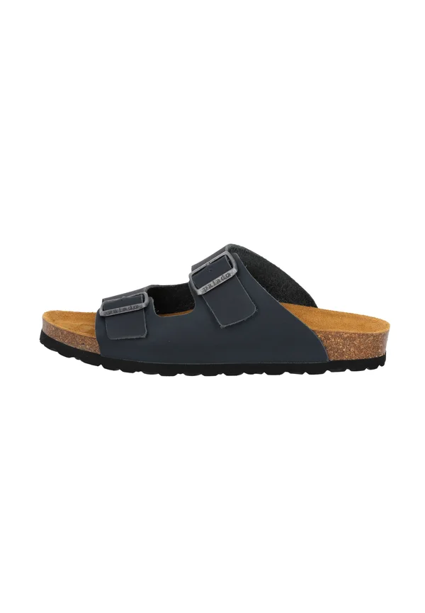 KORFU - Pantolette flach - dunkelblau