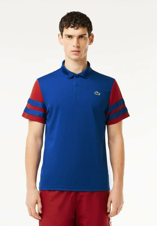 KORTE MOUW - Poloshirt - bleu marine bordeaux is